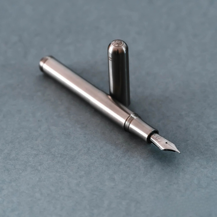 Kaweco Supra Fountain Pen in Stainless Steel — Kaweco fountain pen — precision nib writing instrument, at Cityluxe Singapore stationery store