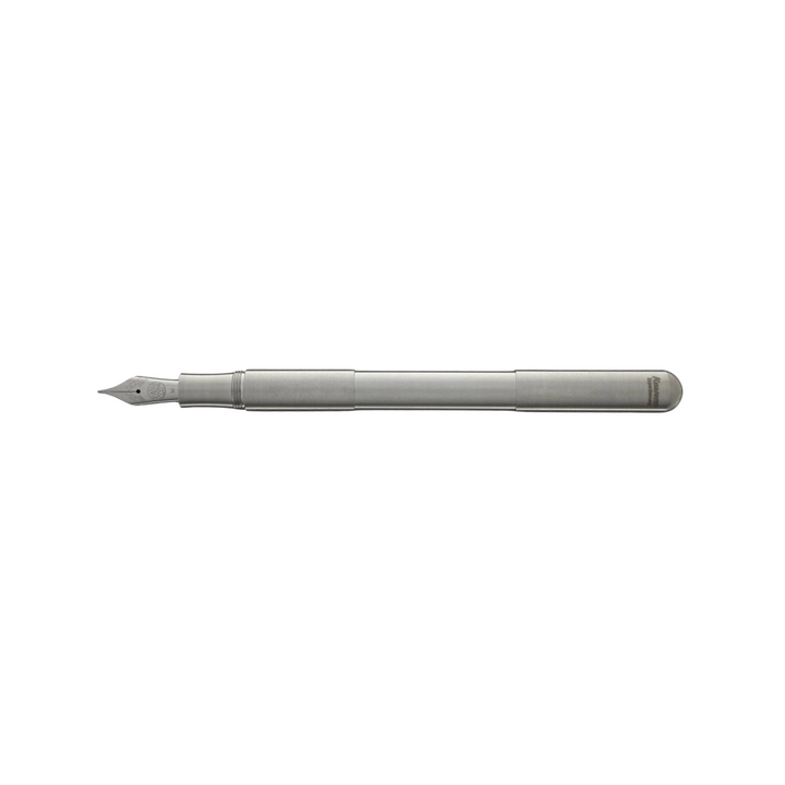 Kaweco Supra Fountain Pen in Stainless Steel — Kaweco fountain pen — precision nib writing instrument, at Cityluxe Singapore stationery store