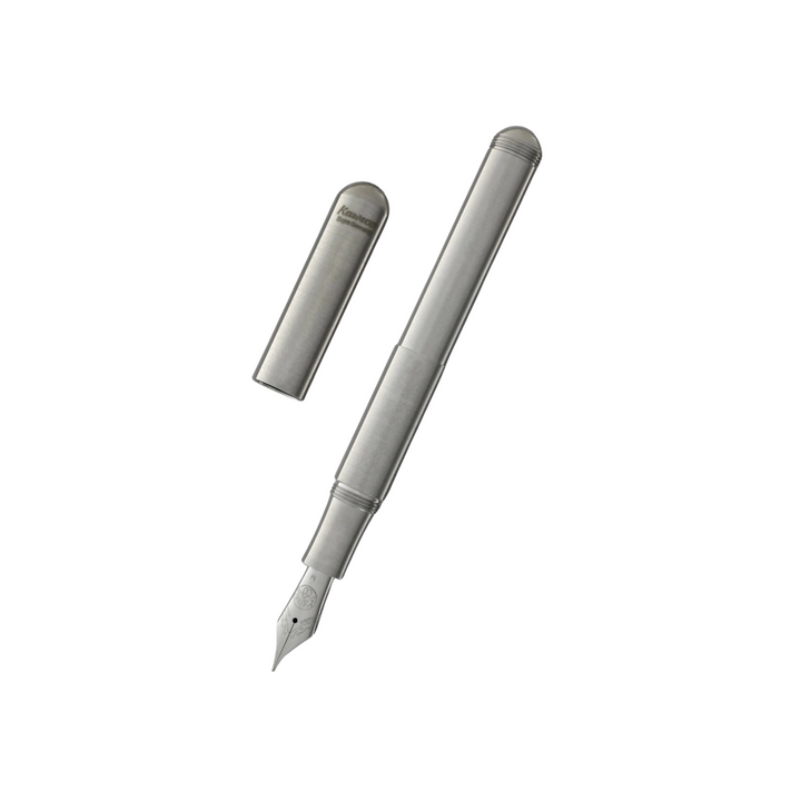 Kaweco Supra Fountain Pen in Stainless Steel — Kaweco fountain pen — precision nib writing instrument, at Cityluxe Singapore stationery store