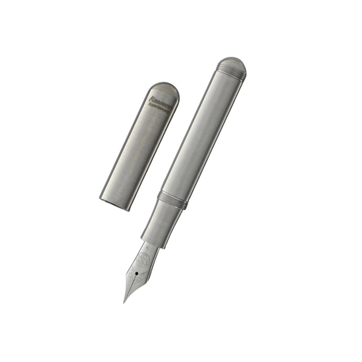 Kaweco Supra Fountain Pen in Stainless Steel — Kaweco fountain pen — precision nib writing instrument, at Cityluxe Singapore stationery store