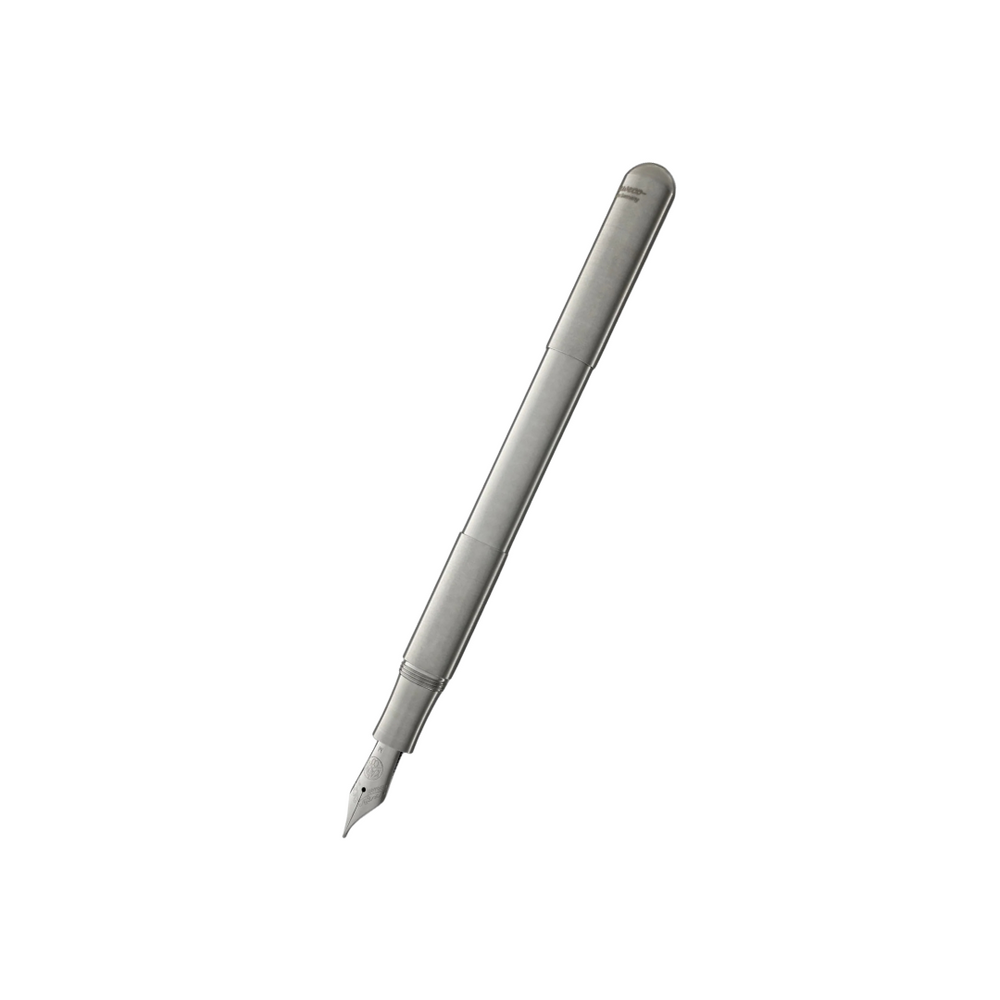 Kaweco Supra Fountain Pen in Stainless Steel — Kaweco fountain pen — precision nib writing instrument, at Cityluxe Singapore stationery store