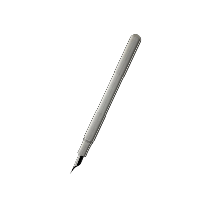 Kaweco Supra Fountain Pen in Stainless Steel — Kaweco fountain pen — precision nib writing instrument, at Cityluxe Singapore stationery store