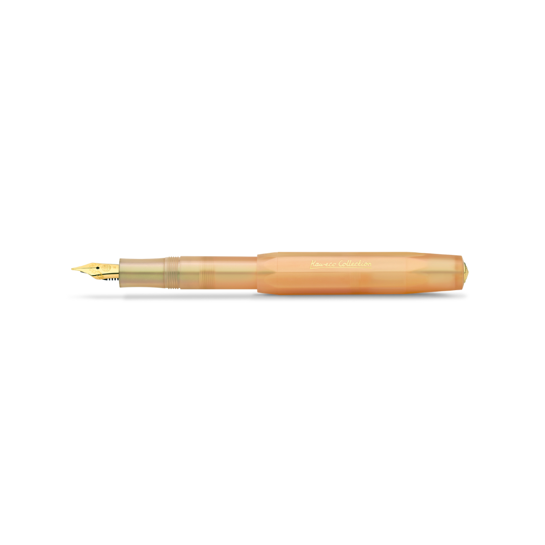 Kaweco Collection Fountain Pen - Apricot Pearl — nib close-up