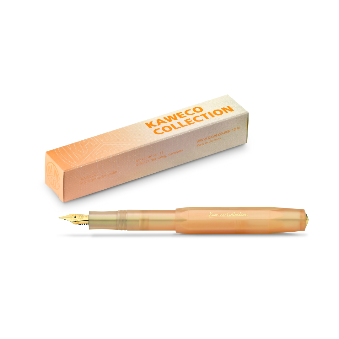 Kaweco Collection Fountain Pen - Apricot Pearl — with packaging