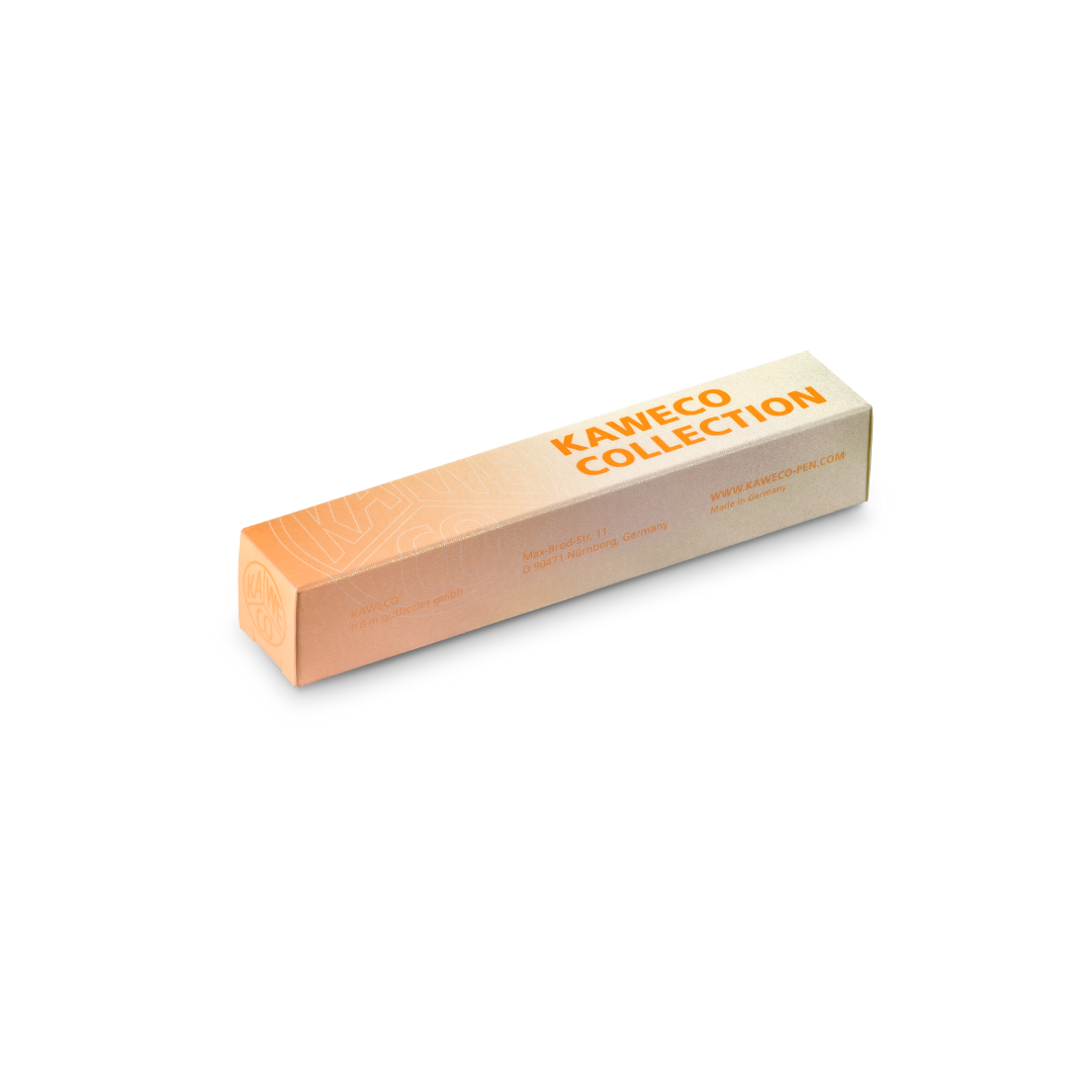 Kaweco Collection Fountain Pen - Apricot Pearl — writing at an angle