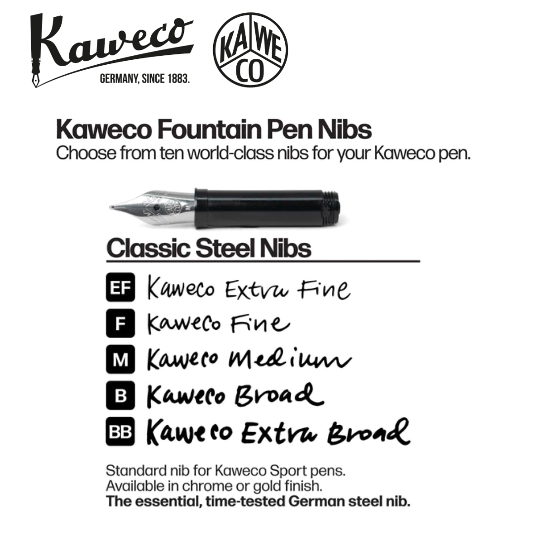Kaweco Art Sport Fountain Pen - Hickory Brown — flat lay