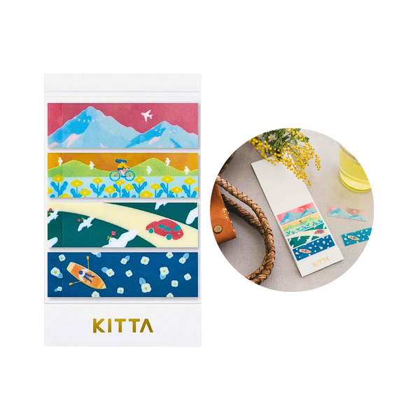 KITTA Masking Tape - Clear Landscape — roll front