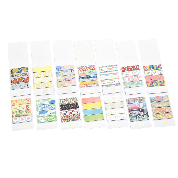 Kitta Washi Tape - Gold Mix — with packaging