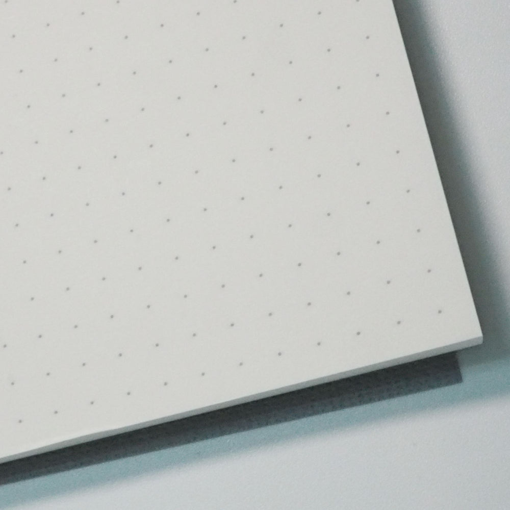 KOKUYO Thin Paper Notepad (A5) Century Edition - Dot Grid — side view