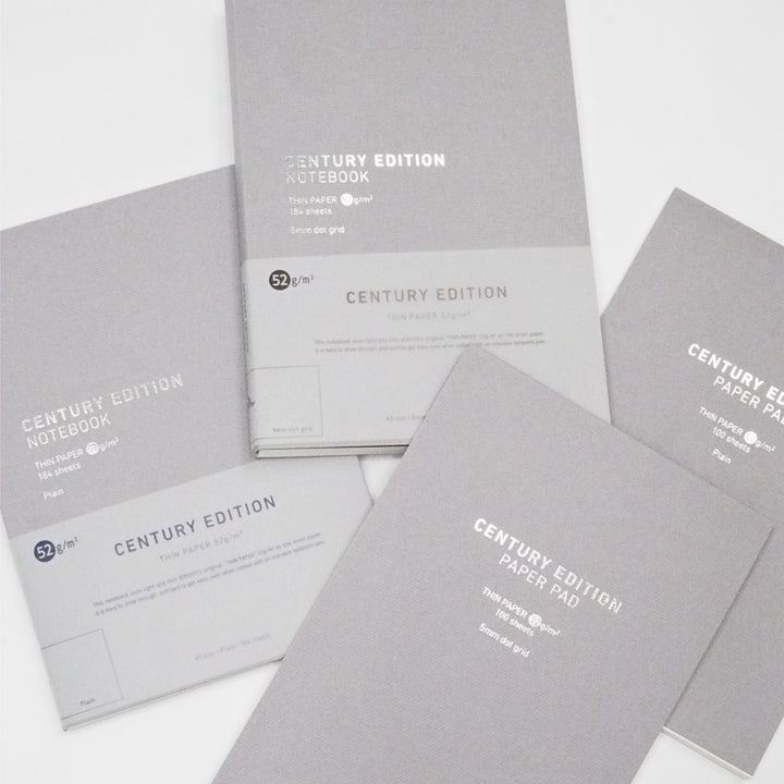 KOKUYO Thin Paper Notebook (A5) Century Edition - Dot Grid — spine view