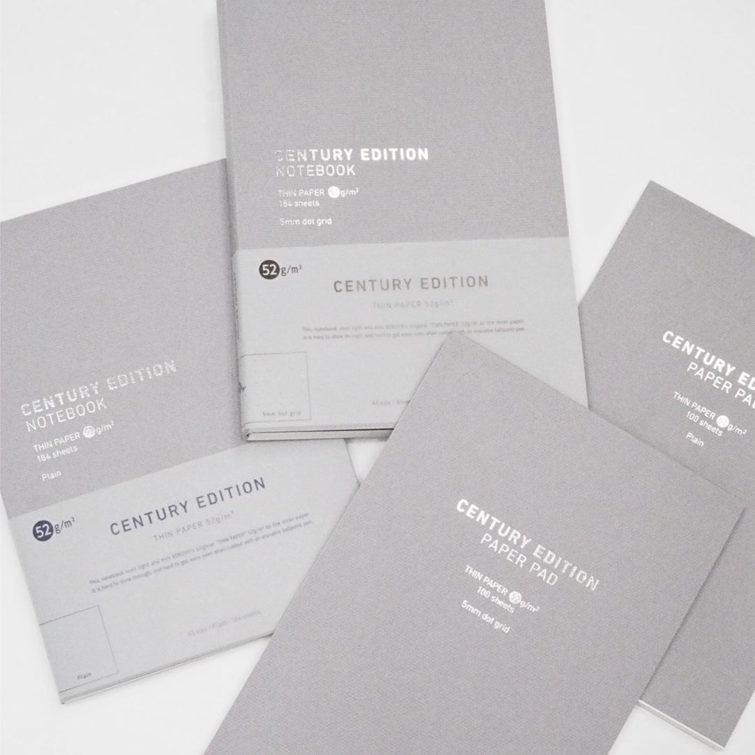 KOKUYO Thin Paper Notepad (A5) Century Edition - Plain — detail view