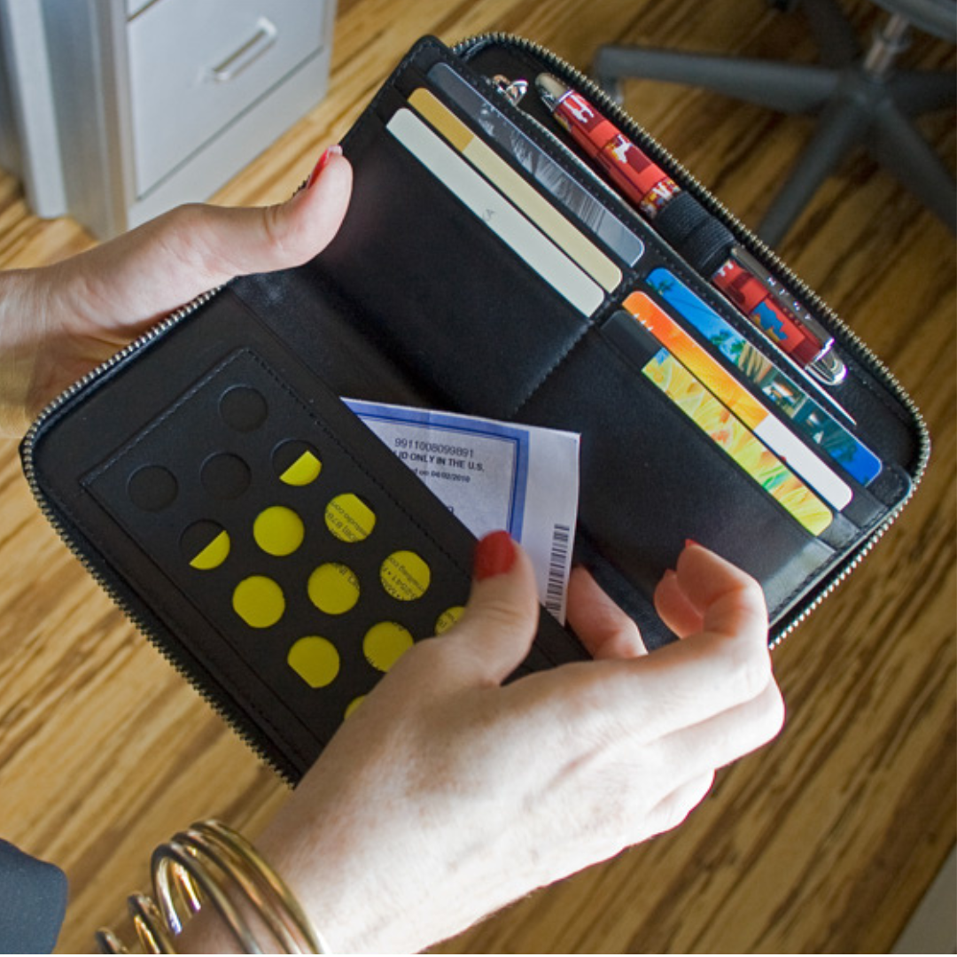 Acme Studio Wallet Organizer with Zip - Proust — detail view