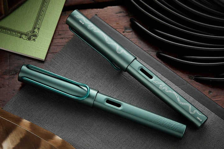 Lamy AL-Star Fountain Pen in Slytherin (Harry Potter Special Edition) — Lamy fountain pen — precision nib writing instrument, at Cityluxe Singapore stationery store