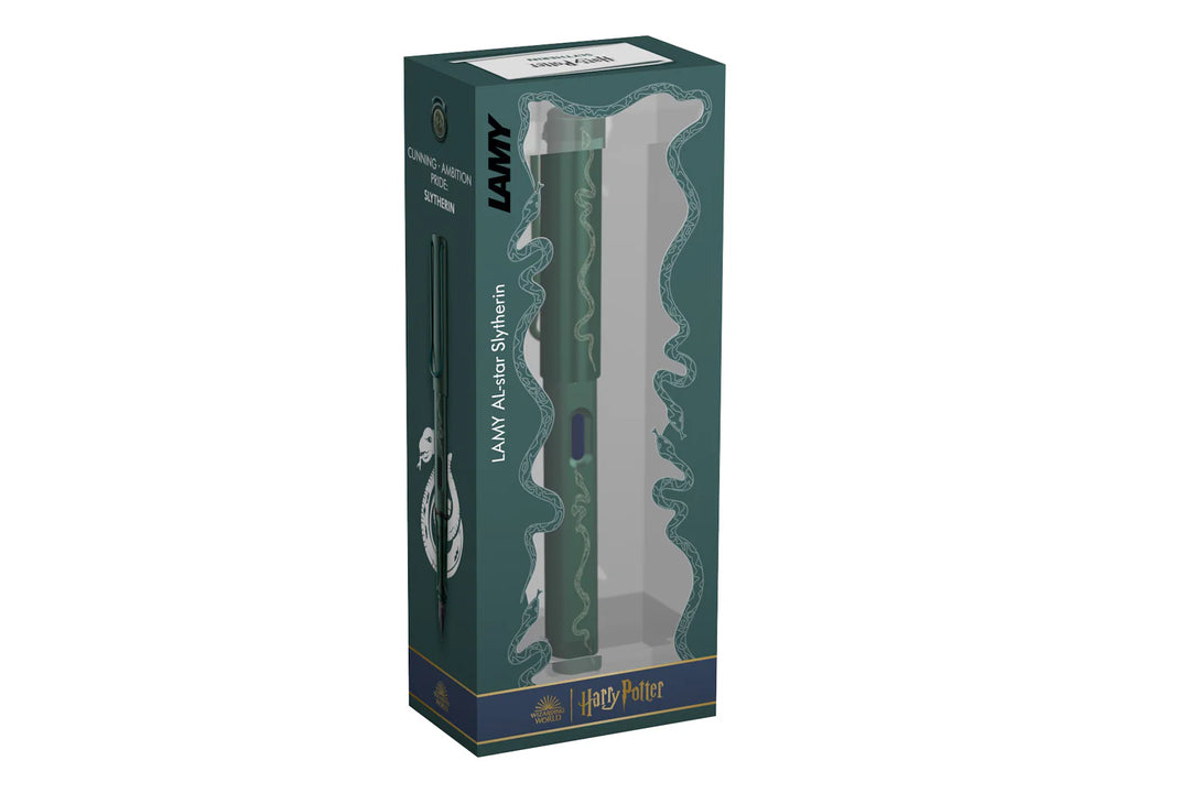 Lamy AL-Star Fountain Pen in Slytherin (Harry Potter Special Edition) — Lamy fountain pen — precision nib writing instrument, at Cityluxe Singapore stationery store