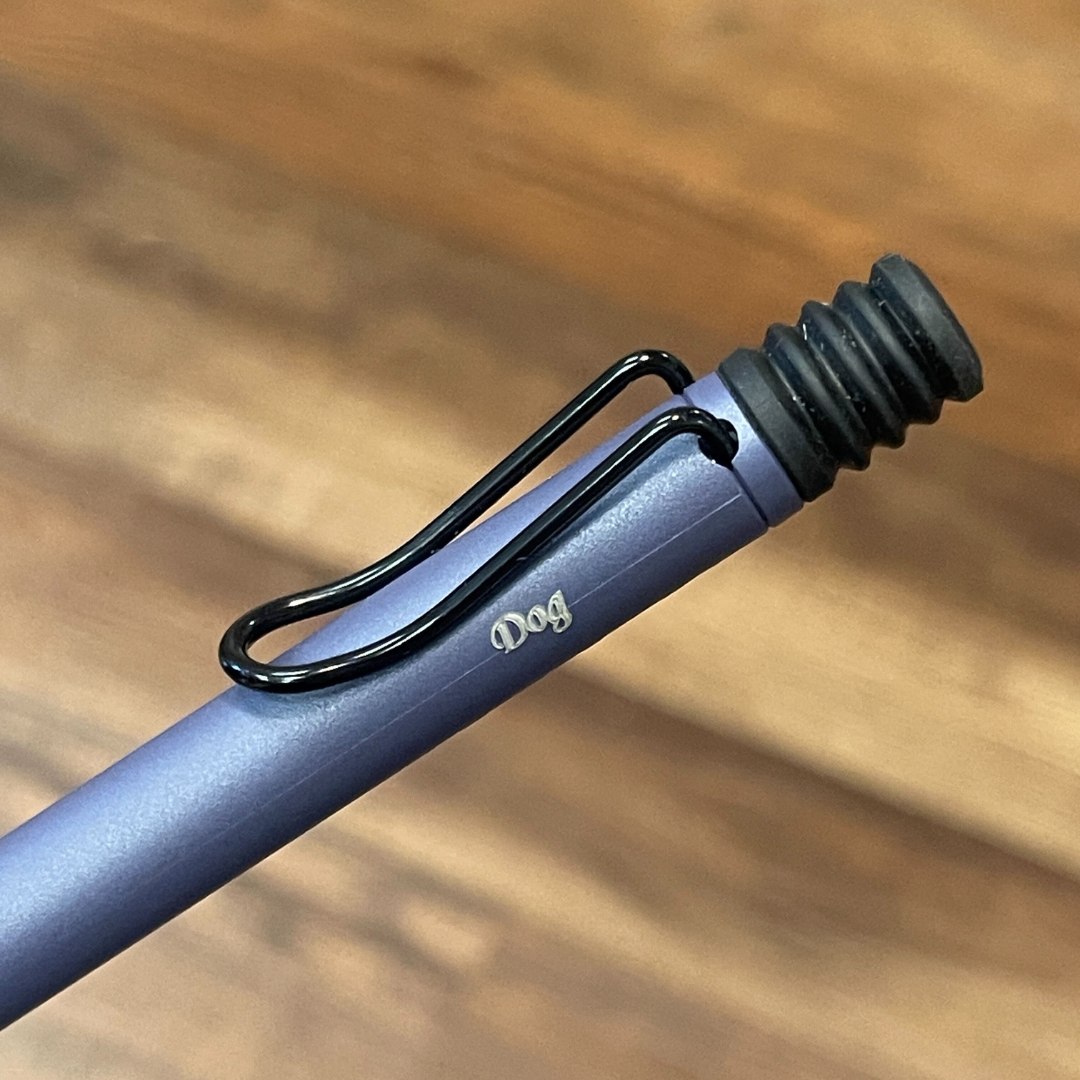 LAMY Safari Ballpoint Pen - Pink Cliff — flat lay