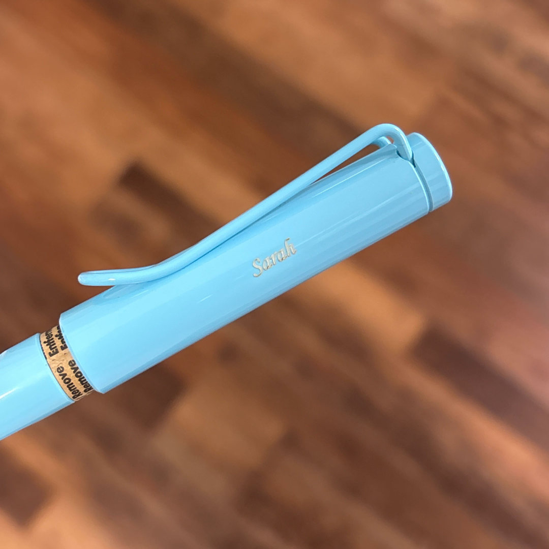 LAMY Safari Deelite Fountain Pen in Aqua Sky (Special Edition) — Lamy fountain pen — precision nib writing instrument, at Cityluxe Singapore stationery store