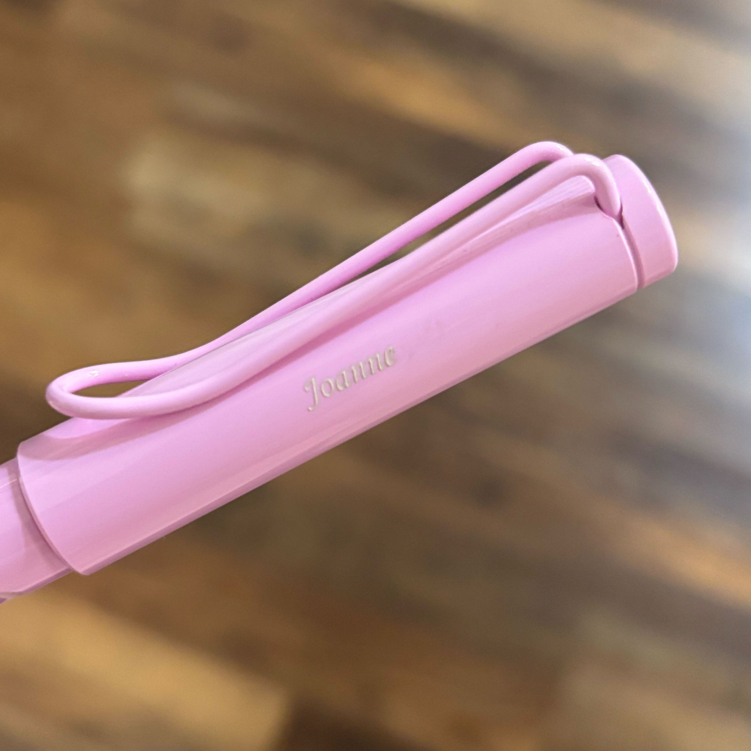 LAMY Safari Deelite Rollerball Pen in Light Rose (Special Edition) — Lamy rollerball pen — fluid gel ink writing instrument, at Cityluxe Singapore