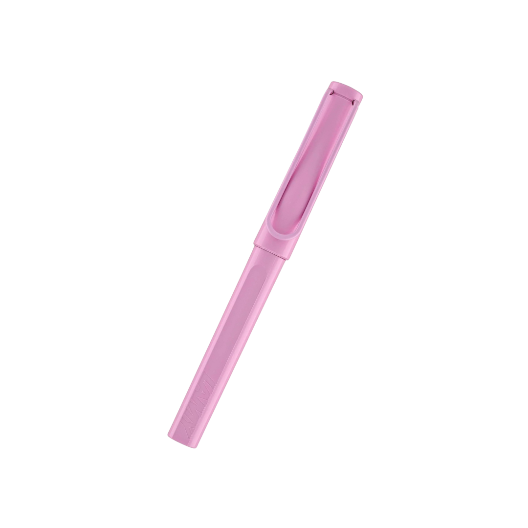 LAMY Safari Deelite Rollerball Pen in Light Rose (Special Edition) — Lamy rollerball pen — fluid gel ink writing instrument, at Cityluxe Singapore