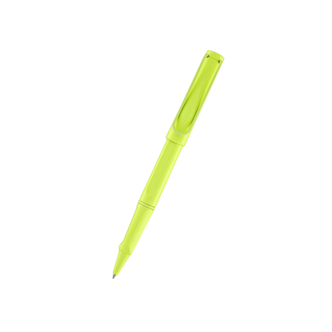 LAMY Safari Deelite Rollerball Pen in Spring Green (Special Edition) — Lamy rollerball pen — fluid gel ink writing instrument, at Cityluxe Singapore