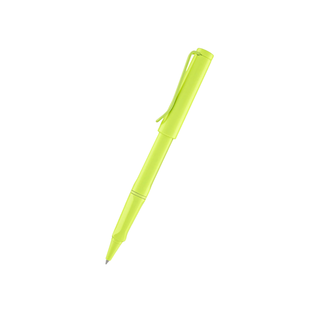 LAMY Safari Deelite Rollerball Pen in Spring Green (Special Edition) — Lamy rollerball pen — fluid gel ink writing instrument, at Cityluxe Singapore