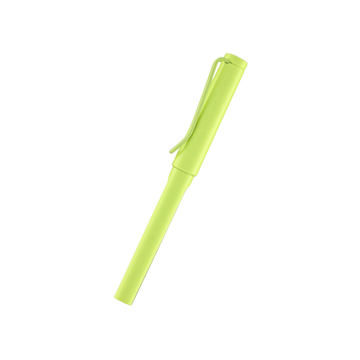 LAMY Safari Deelite Rollerball Pen in Spring Green (Special Edition) — Lamy rollerball pen — fluid gel ink writing instrument, at Cityluxe Singapore