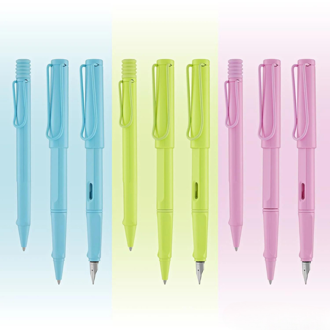 LAMY Safari Deelite Rollerball Pen in Spring Green (Special Edition) — Lamy rollerball pen — fluid gel ink writing instrument, at Cityluxe Singapore