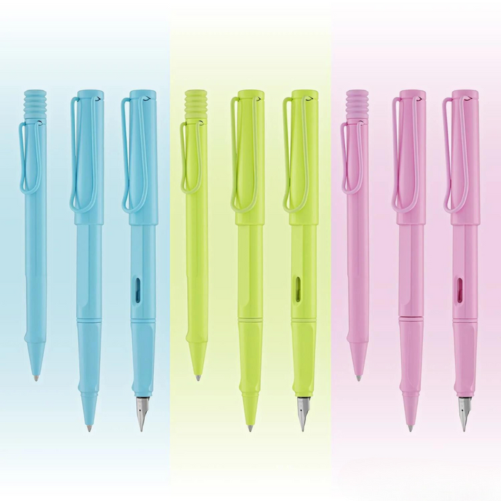 LAMY Safari Deelite Rollerball Pen in Spring Green (Special Edition) — Lamy rollerball pen — fluid gel ink writing instrument, at Cityluxe Singapore