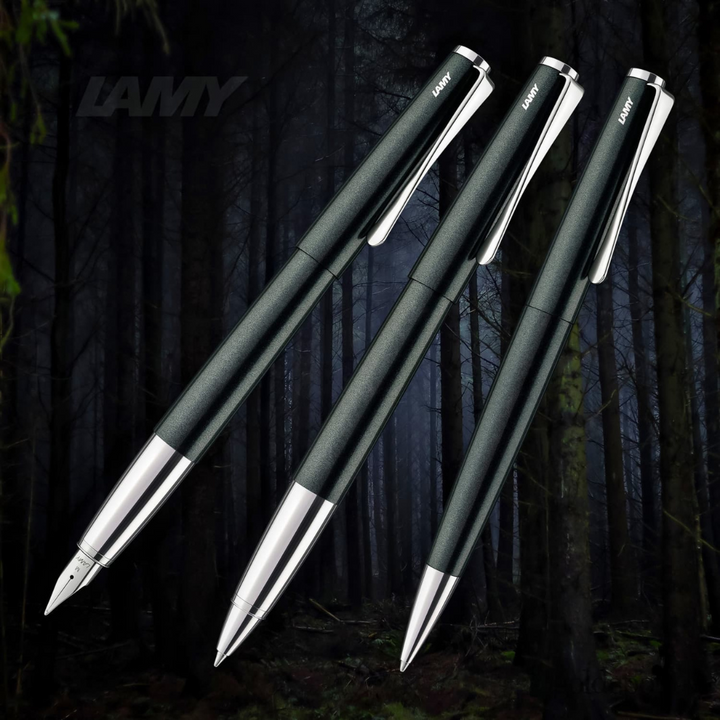 Lamy Studio Rollerball Pen Black Forest (Special Edition 2021) — Lamy rollerball pen — fluid gel ink writing instrument, at Cityluxe Singapore