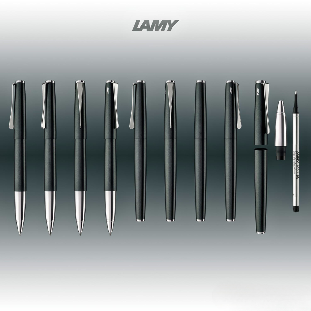 Lamy Studio Rollerball Pen Black Forest (Special Edition 2021) — Lamy rollerball pen — fluid gel ink writing instrument, at Cityluxe Singapore