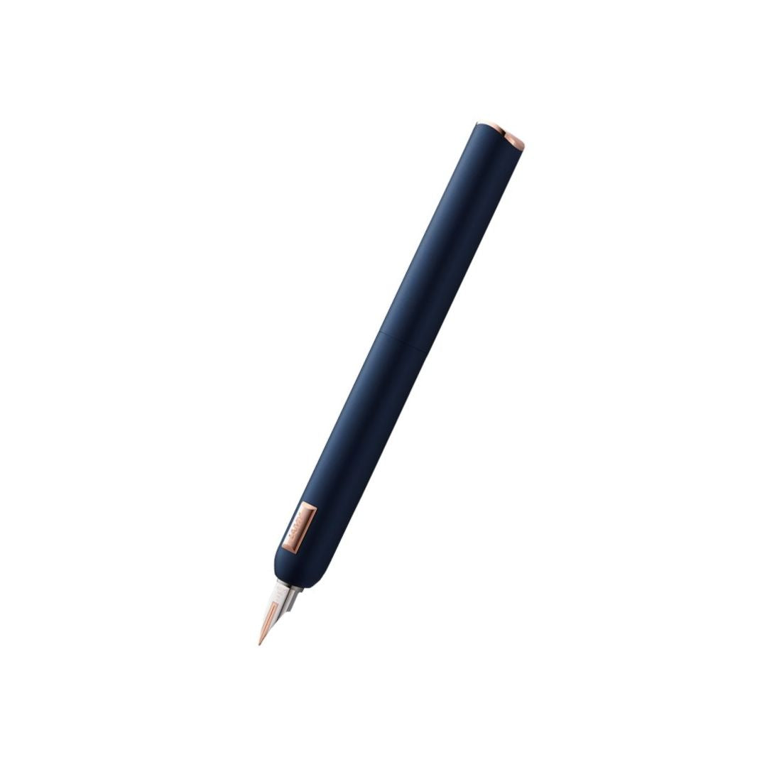 Lamy Dialog CC Fountain Pen Dark Blue — Lamy fountain pen — precision nib writing instrument, at Cityluxe Singapore stationery store