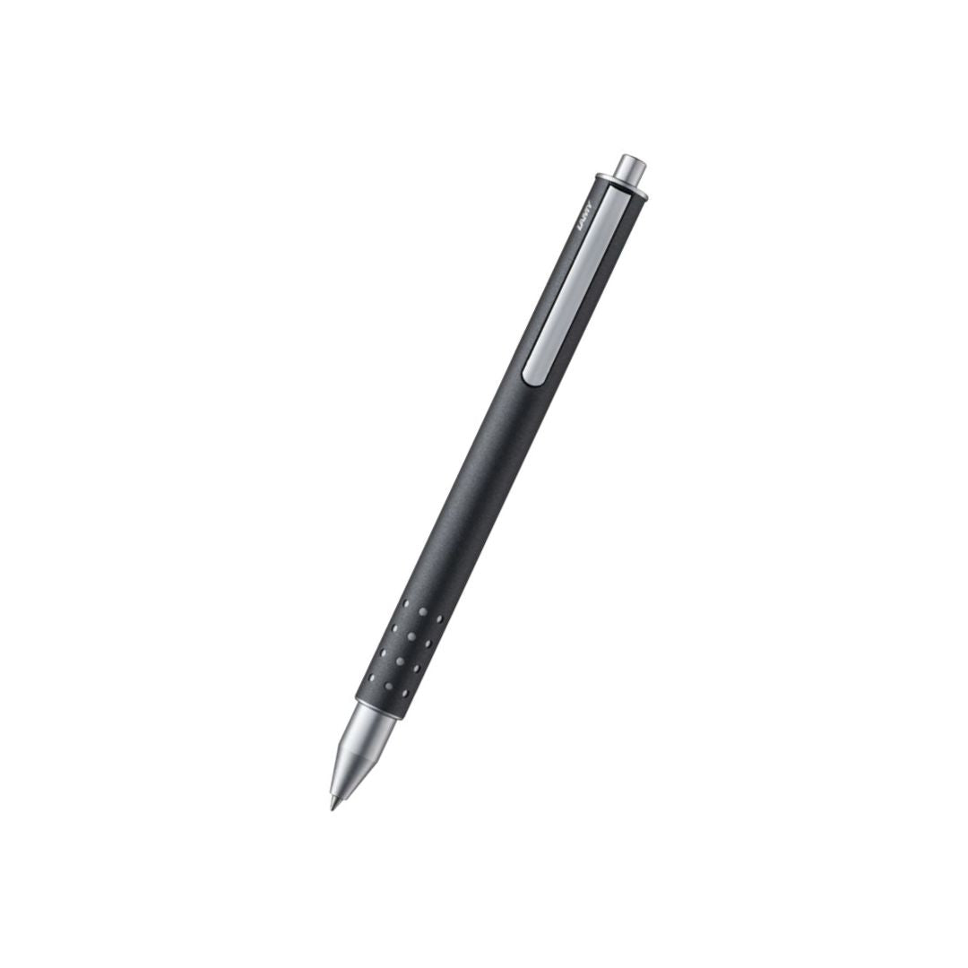 Lamy Swift Rollerball Pen Anthracite — Lamy rollerball pen — fluid gel ink writing instrument, at Cityluxe Singapore