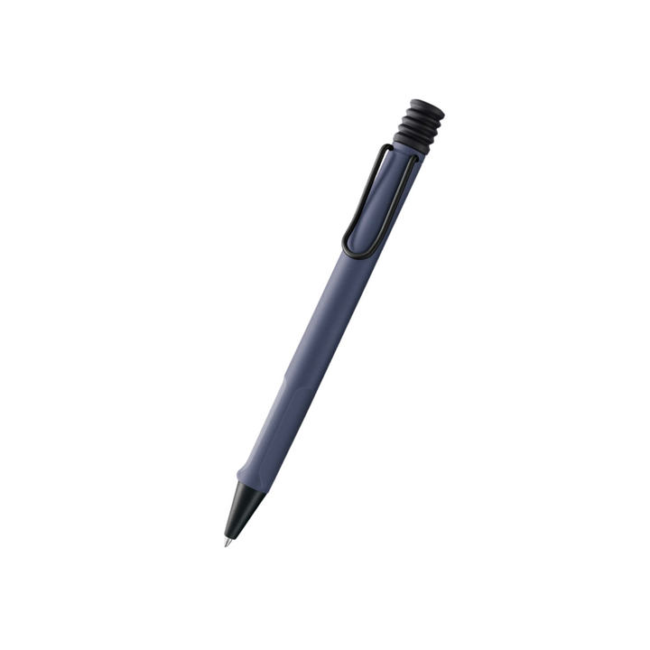 LAMY Safari Ballpoint Pen - Pink Cliff — uncapped with cap posted