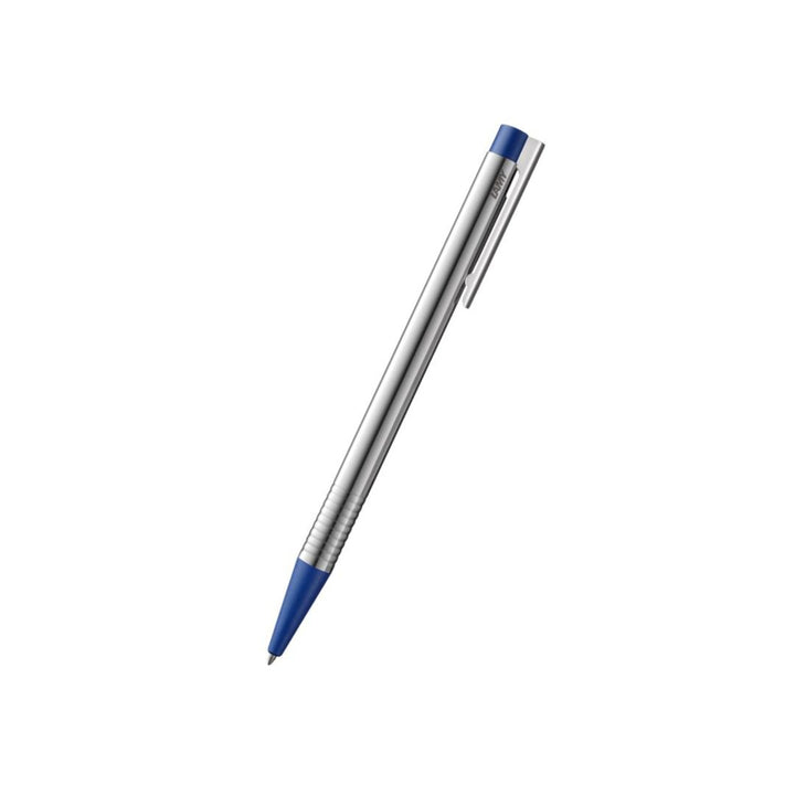 Lamy Logo Ballpoint Pen Matt Blue — capped