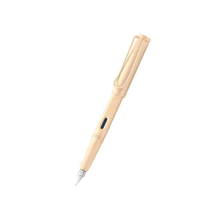 Lamy Safari Cream Fountain Pen (Special Edition 2022) — Lamy fountain pen — precision nib writing instrument, at Cityluxe Singapore stationery store
