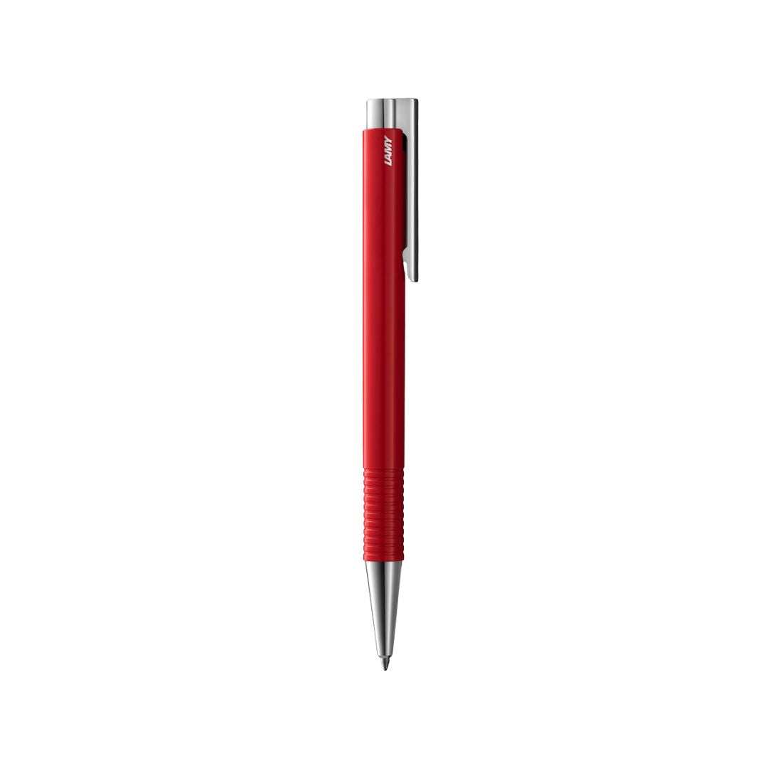LAMY logo M+ Ballpoint Pen Red — flat lay