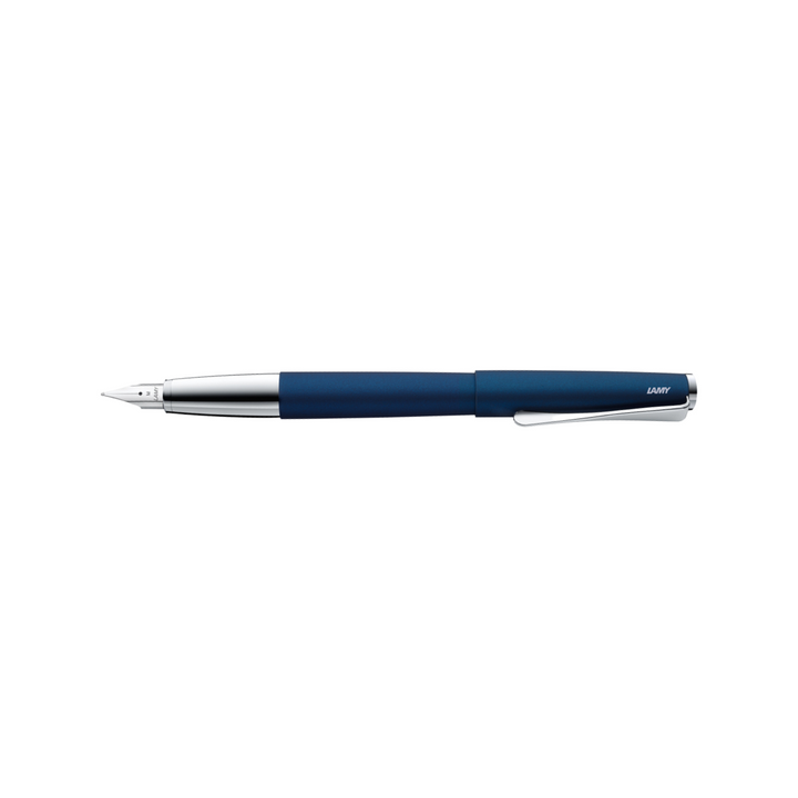 Lamy Studio Fountain Pen Imperial Blue — barrel detail