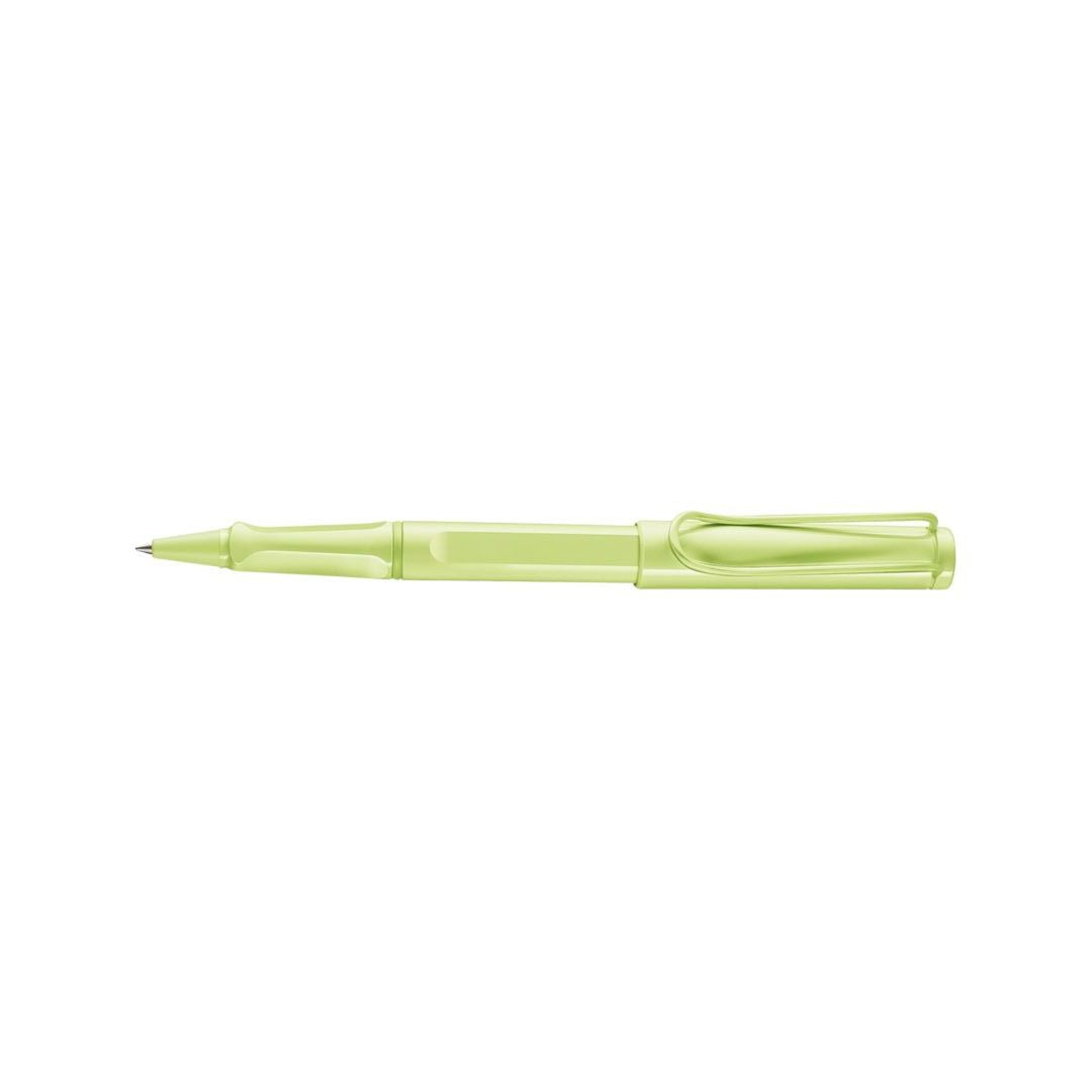 LAMY Safari Deelite Rollerball Pen in Spring Green (Special Edition) — Lamy rollerball pen — fluid gel ink writing instrument, at Cityluxe Singapore