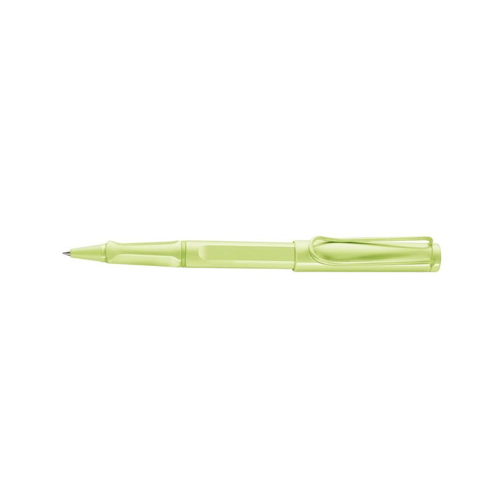 LAMY Safari Deelite Rollerball Pen in Spring Green (Special Edition) — Lamy rollerball pen — fluid gel ink writing instrument, at Cityluxe Singapore