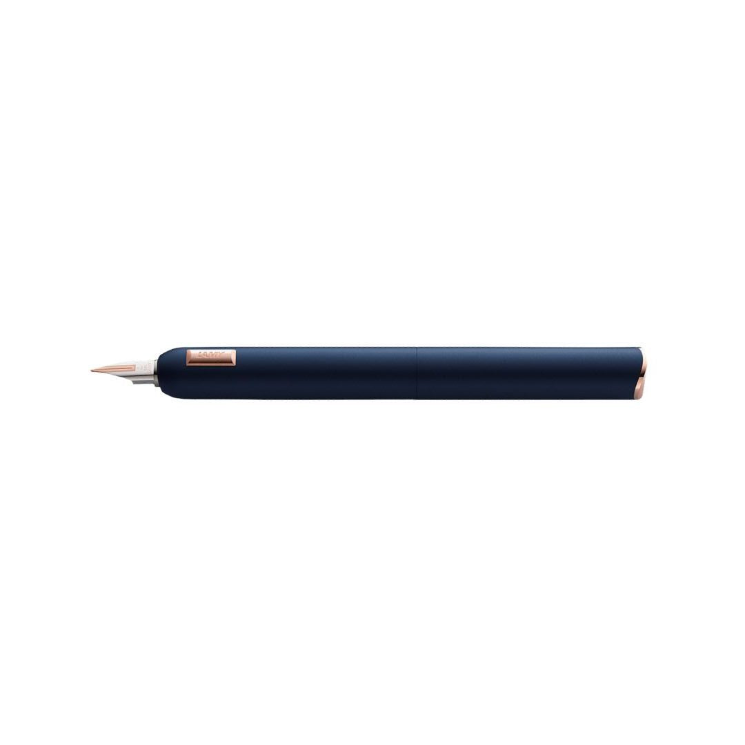 Lamy Dialog CC Fountain Pen Dark Blue — Lamy fountain pen — precision nib writing instrument, at Cityluxe Singapore stationery store