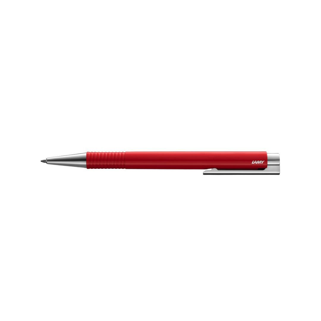 LAMY logo M+ Ballpoint Pen Red — flat lay