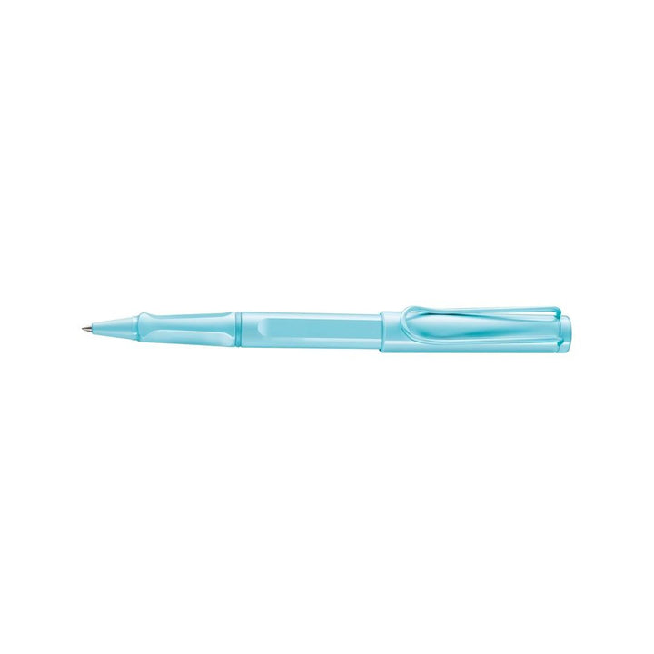LAMY Safari Deelite Rollerball Pen -  Aqua Sky (Special Edition) — flat lay