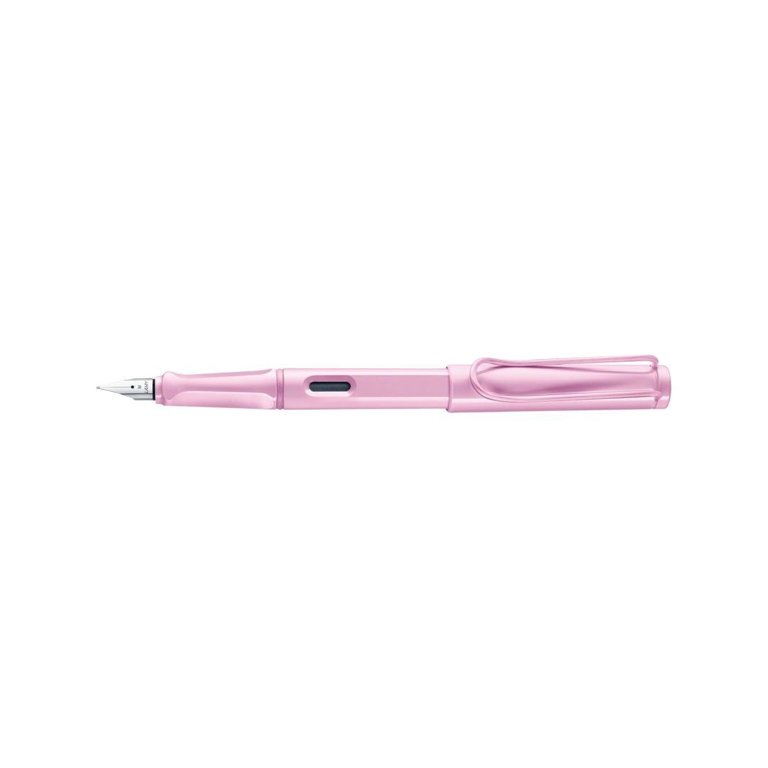 LAMY Safari Deelite Fountain Pen - Light Rose (Special Edition) — flat lay
