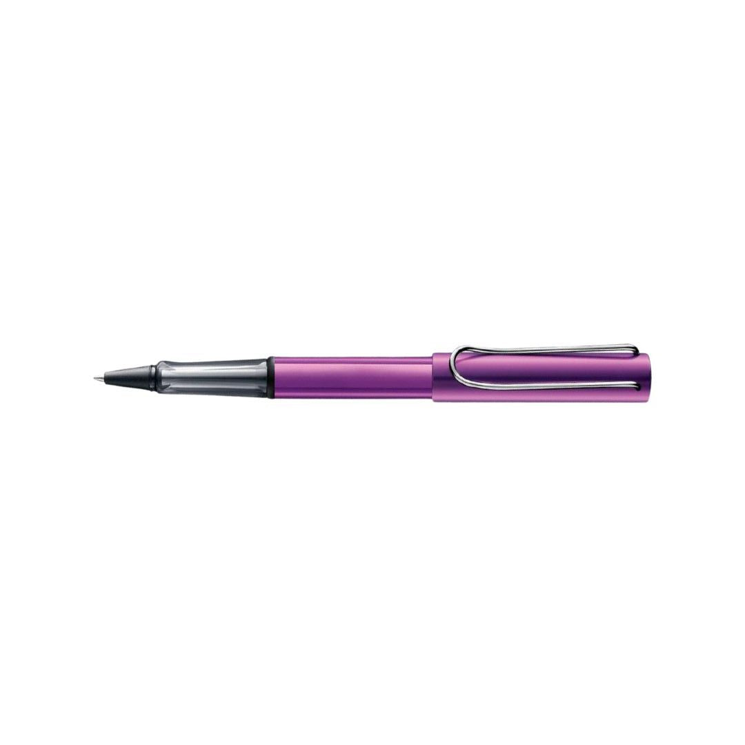 Lamy AL-Star Rollerball Pen Lilac (Special Edition) — flat lay