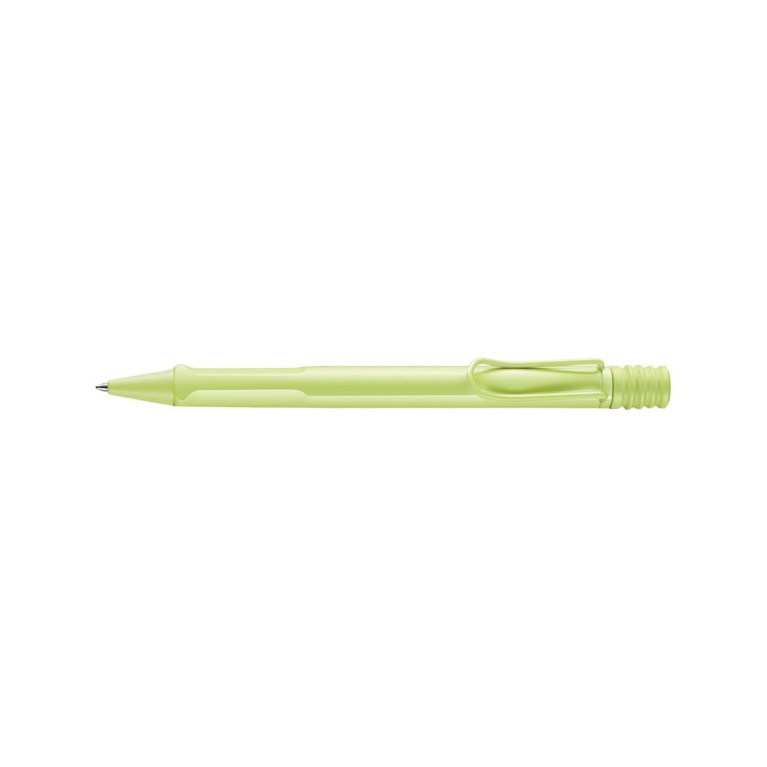 LAMY Safari Deelite Ballpoint Pen - Spring Green (Special Edition) — flat lay