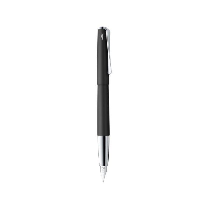 Lamy Studio Fountain Pen Black — writing at an angle