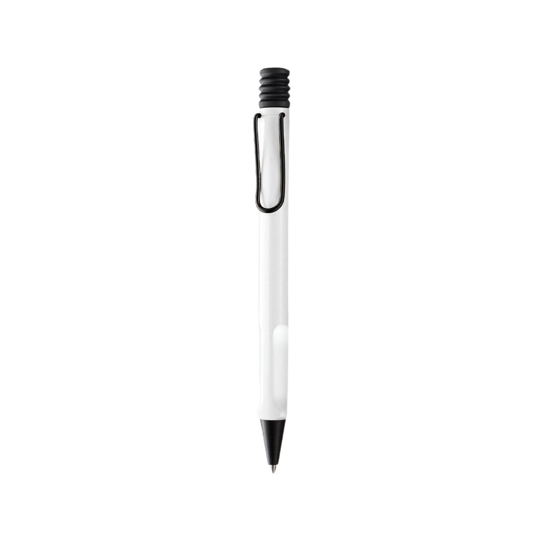 LAMY Safari Ballpoint Pen White with Black Clip - 2022 Special Edition — engraving example