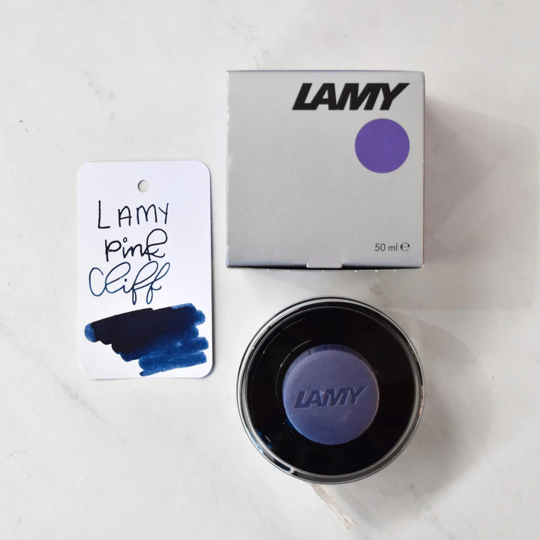LAMY T52 50ml Ink Bottle - Pink Cliff — colour swatch on paper