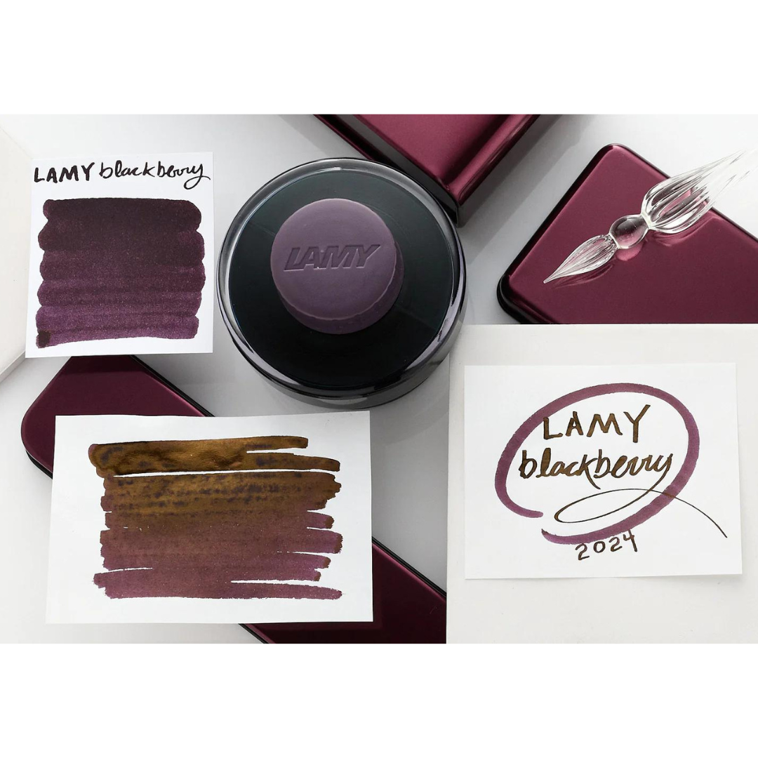 LAMY T52 50ml Ink Bottle - Violet Blackberry — cap detail