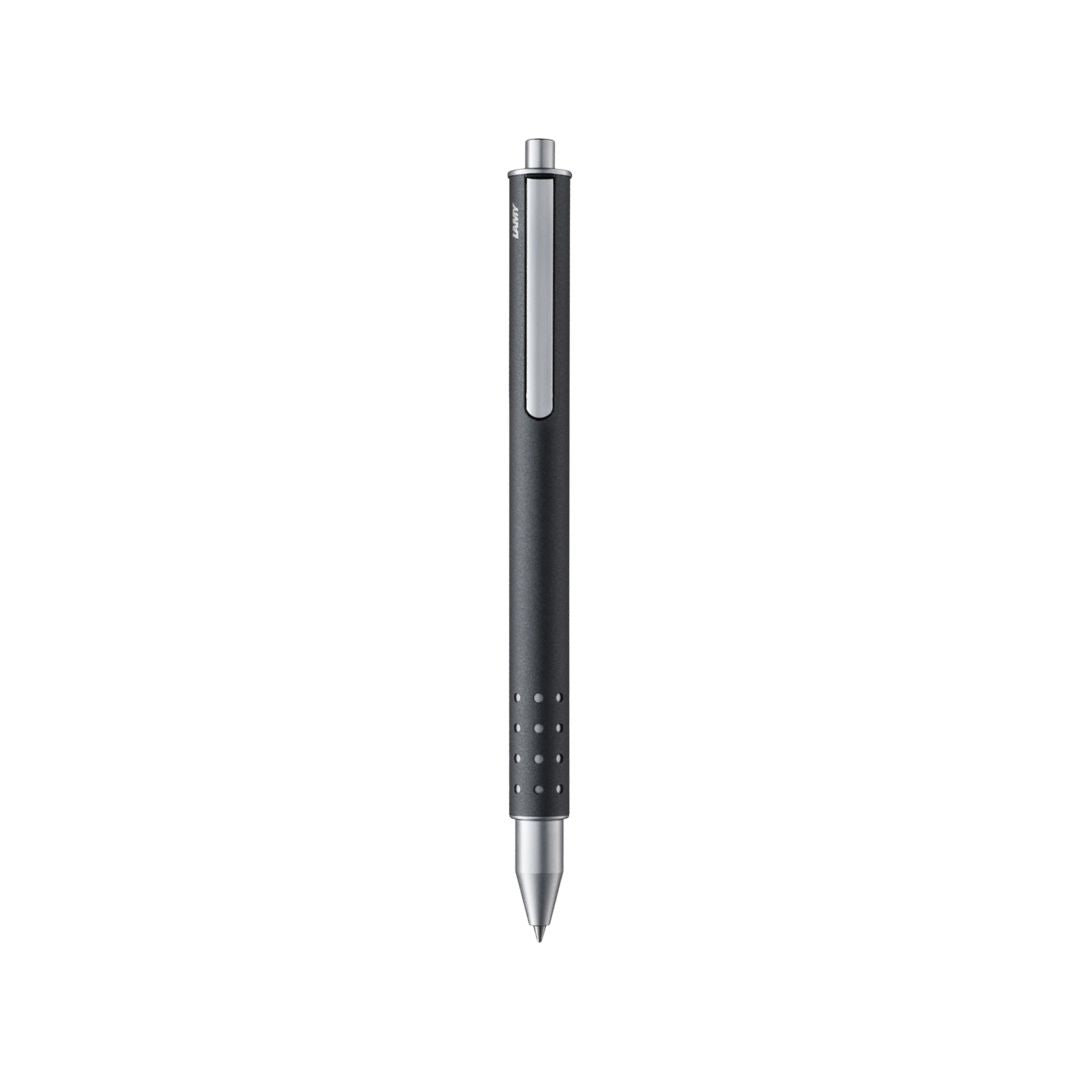 Lamy Swift Rollerball Pen Anthracite — Lamy rollerball pen — fluid gel ink writing instrument, at Cityluxe Singapore