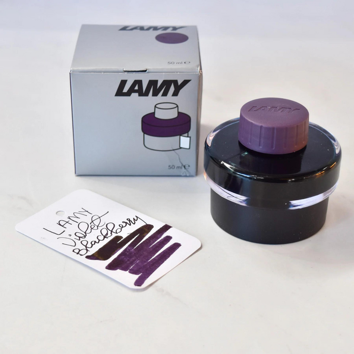 LAMY T52 50ml Ink Bottle - Violet Blackberry — size reference